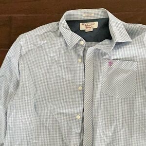Original Penguin Blue Casual Button Down Shirt
